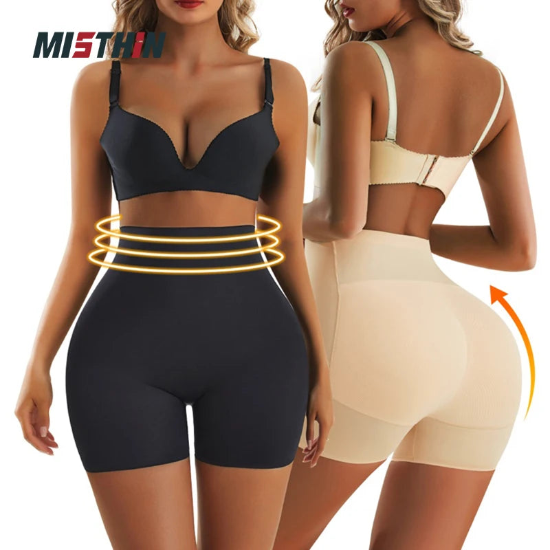 Womens Breathable Backless Latex Padded Buttocks Plus Size Waist Trainer Shapewear Slimming Pants Body Shaper for Women