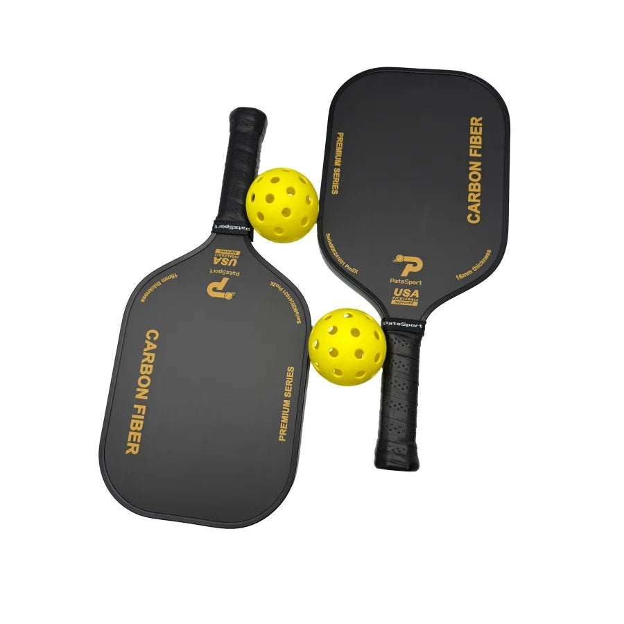 Factory Customized Toray T700  Carbon Fiber With  Rough Surface Texture 16mm Pickleball Paddle for Intermediate Player