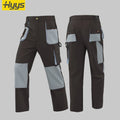 Custom Men's Work Cargo Pants Durable Embossed Heat-Transfer Multi-Pockets Cotton Polyester Material Comfortable Work Trousers