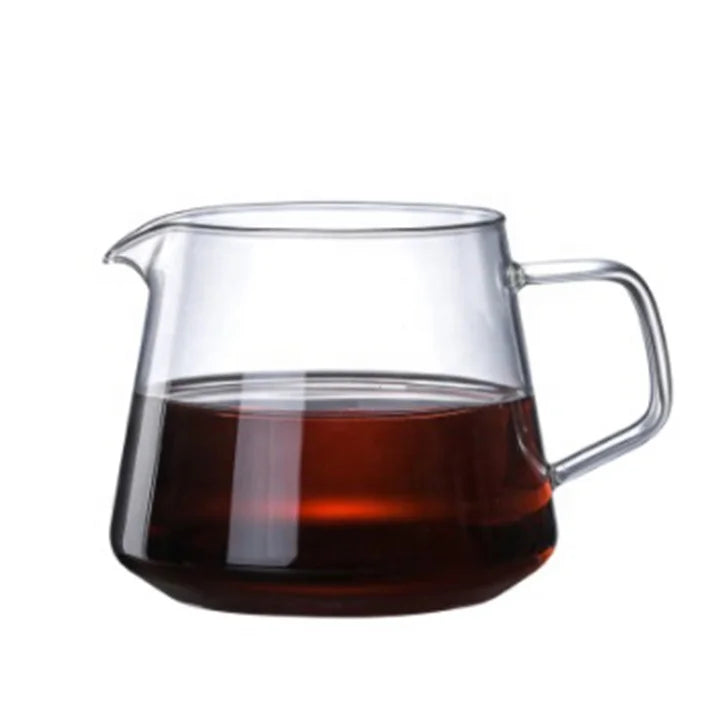 High Borosilicate 400/600ml Glass Coffee Sharing Pot Classic Series Pour-Over 60 Coffee Sever Drip Pot Ready Ship Eco-Friendly