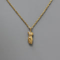 Body Jewelry Fashion Trendy Stainless Steel Necklace High Polished Gold Chunky Female Body Pendant Necklace