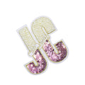 Hot Selling Cartoon Embroidery  Chenille Letter Patch Towel Chenille Patches Cloth Patches