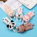 YH Pet YH108 Factory Direct Sales Cute Animal Shape Cat Panda Rabbit Plush Toy Interactive Teeth Grinding Toy