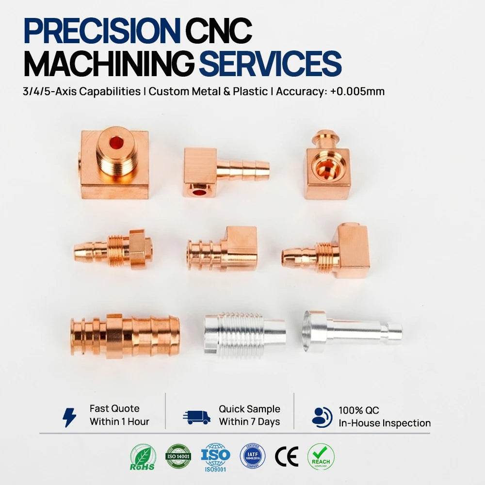 CNC Custom Machined Turning Parts Titanium Machining Spare Parts CNC Machining 5 Axis CNC Machining Service