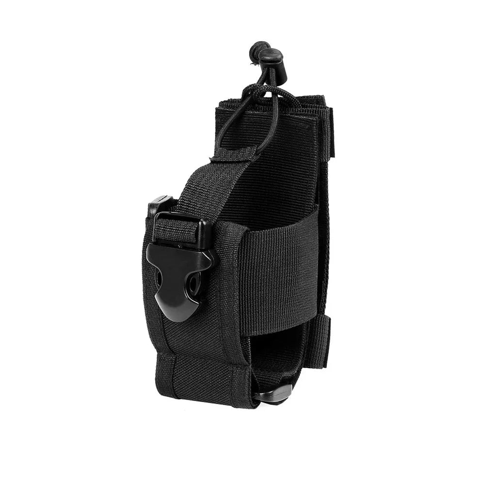 Tactical Walkie Talkie Holder Bag Molle Radio Pouch Nylon Waist Pack Pocket Pendant Pouch Hunting Accessories