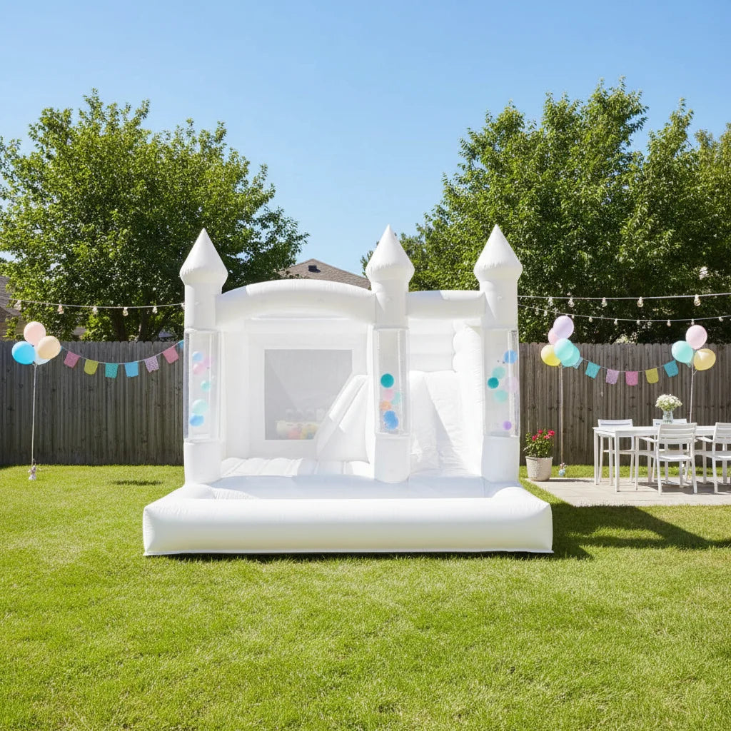 Custom New Style Balloon Inflatable Bounce Combination Kids Bounce House with Slide Ball Pit Suitable for Event Party Rental
