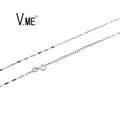 Melon Seed Chain S925 Silver Machine Made Chain Necklace Jewelry 925 Silver Chain