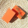 Private Label Handmade Vitamin a Soap Vitamin E Moisturizing Carrot Facial Cleansing Bathing Facial Soap