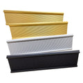 Custom Engraving logo 2"x8" Metal Golden Silver Black Desk Blank Name Plate Desk Plate for Office Classroom