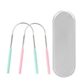 Hot Selling Tongue Scraper Stainless Steel Custom logo Wholesale Tongue Cleaner Private Label Tongue Scraper White Box
