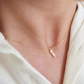 S11446  Chic Elegant Gold Plated Stainless Steel Letter Mom Mama Charm Necklace Bracelet Women Jewelry Sets for Ladies Girls