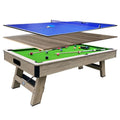3 in 1 Multi Game Billiard Pool Table with Tennis Table Dining Table Top 7ft-MDF Cushion Material