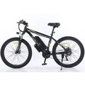 26 Inch Electric Folding Bike Long Range Ebike for Adult Lithium Battery Rear Hub Motor Aluminum Alloy Aluminum Frame Front 350W