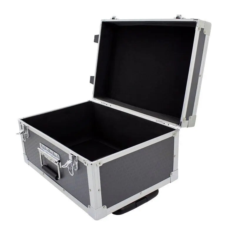 Customizable Wheeled Flight Case with Telescopic Trolley 44x22x30cm Travel Grab OEM & ODM Supported