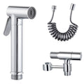 Stainless Steel Bathroom Toilet Spray Gun Set Modern Design Wall-mounted Bidet Easy Installation 3-Year Warranty