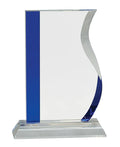 OEM / ODM Wholesale Blue Wave K9 Crystal Award Trophy