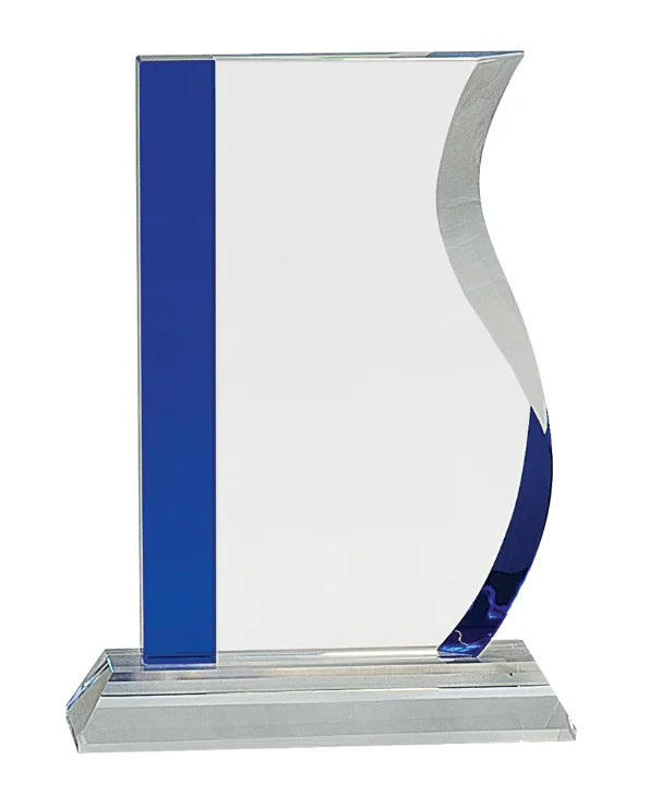 OEM / ODM Wholesale Blue Wave K9 Crystal Award Trophy