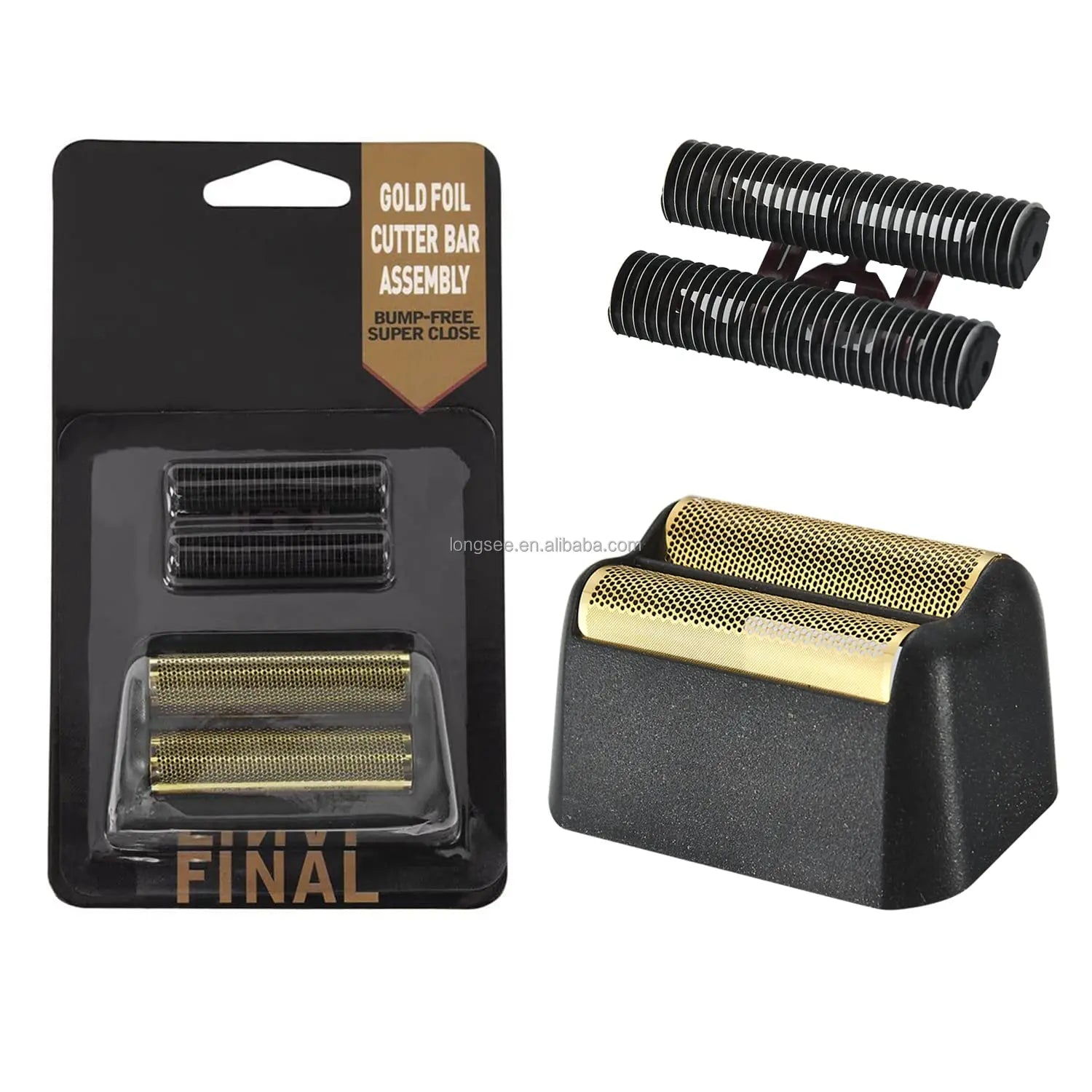 Hot Sale for Stainless Steel Cartridge Blades Replacement for Wahl Finale Shaver Model #7043 & #8164 Barber Shaver Assembly