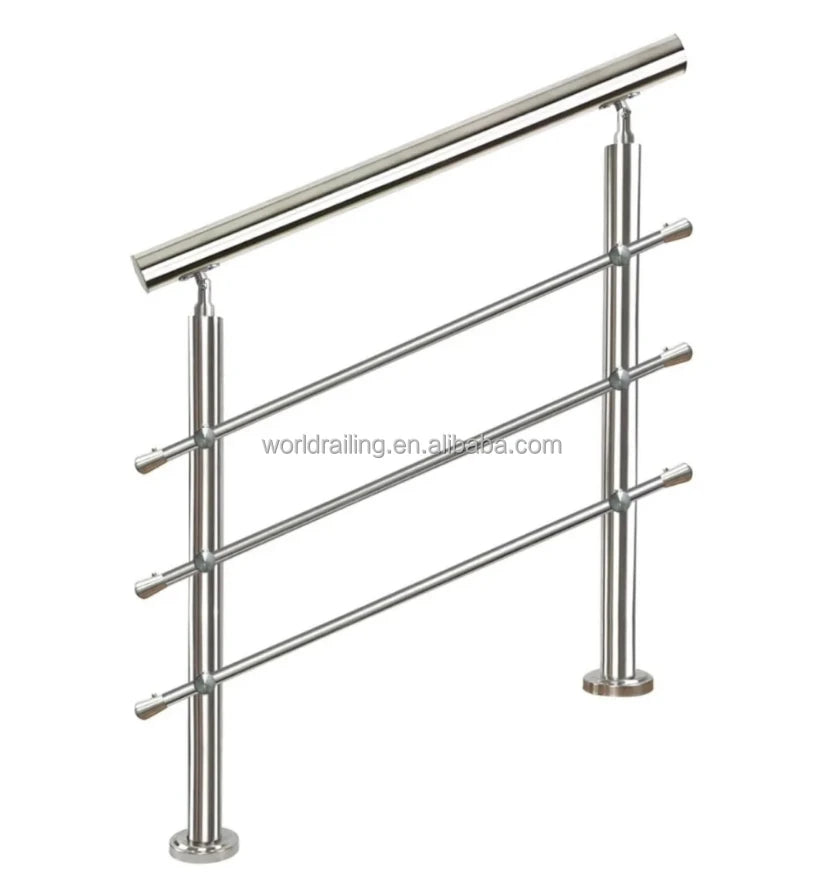 YL METAL BEST PRICE Modern Stainless Steel DIY Balcony Balustrade Metal Rod Tube Railing
