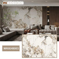 8mm Injected Print High Gloss Marble Series Bamboo Charcoal Board Carbon Rock Board Wall Panel
