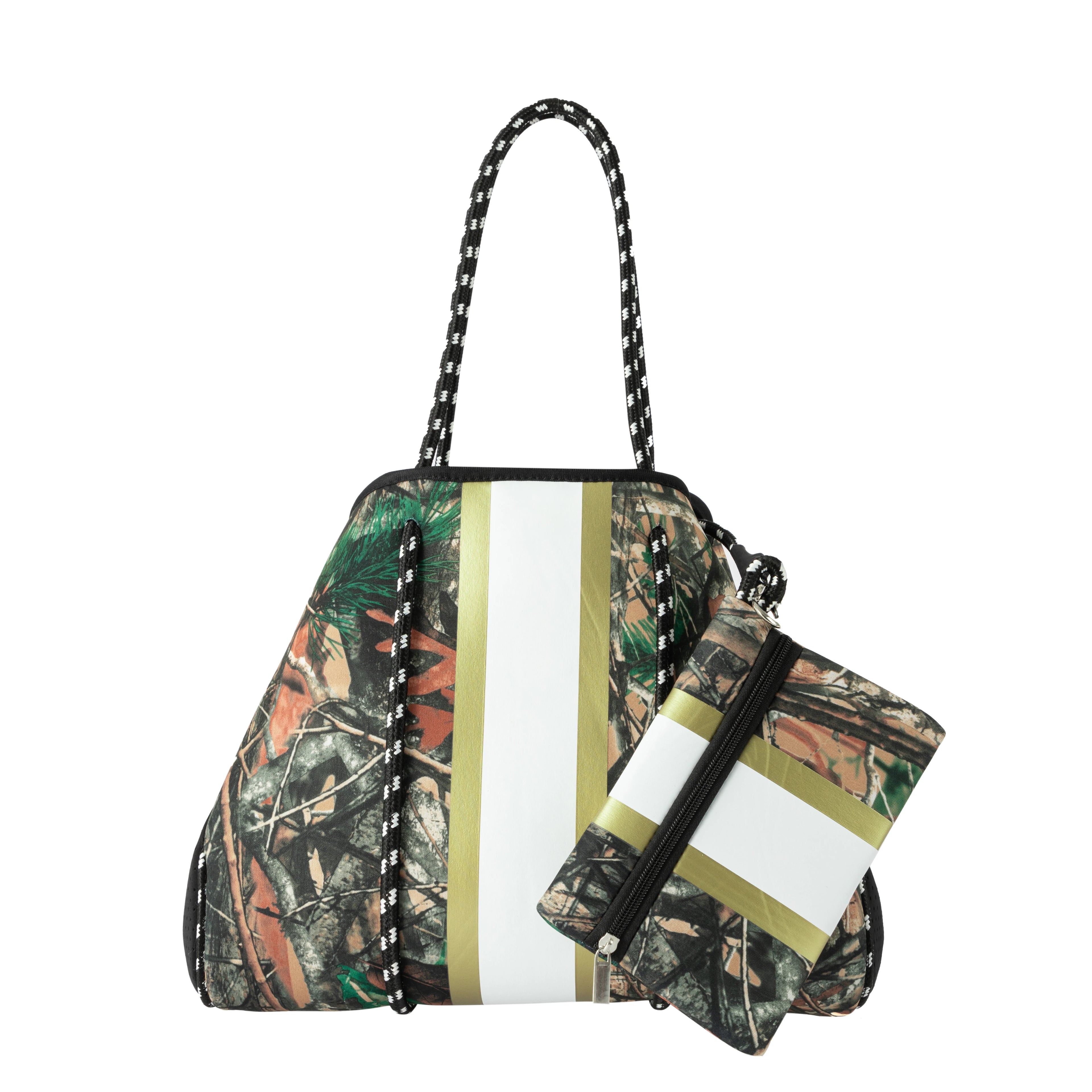 2022 Eco Friendly Laminated Neoprene Waterproof Thermal Afro Bag for Women Customized Color Logo Summer Autumn Winter Spring