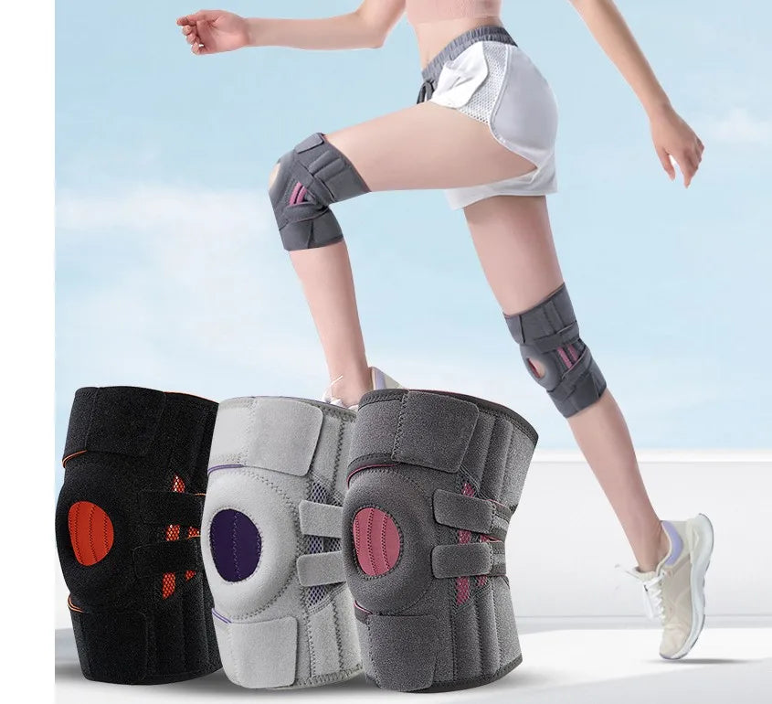 Custom Professional Open Patella Knee Brace Compression Adjustable Side Stabilizers Neoprene for Men Women Protective Knee