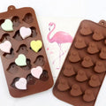 372 15 Hole Silicone Chocolate Mould  love Shape Silicone Ice Tray Kitchen Supplies Tools Soap Mold Trays