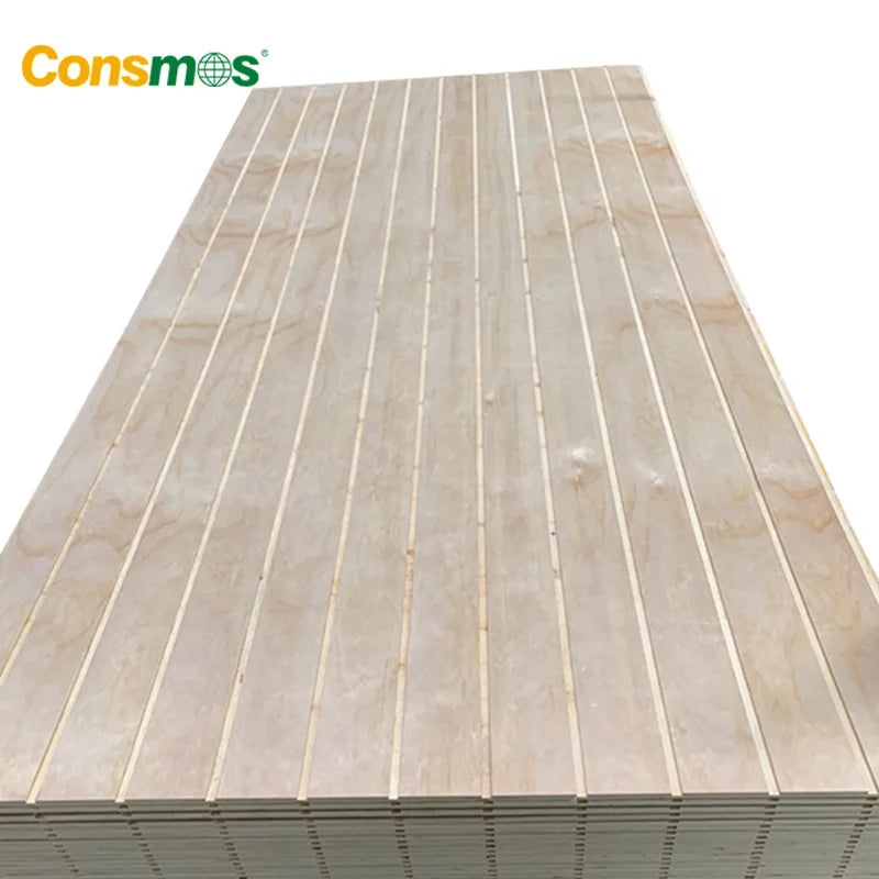 1220*2440mm 15mm Tongue and Grooved Pine Plywood for Ceiling and Decoration