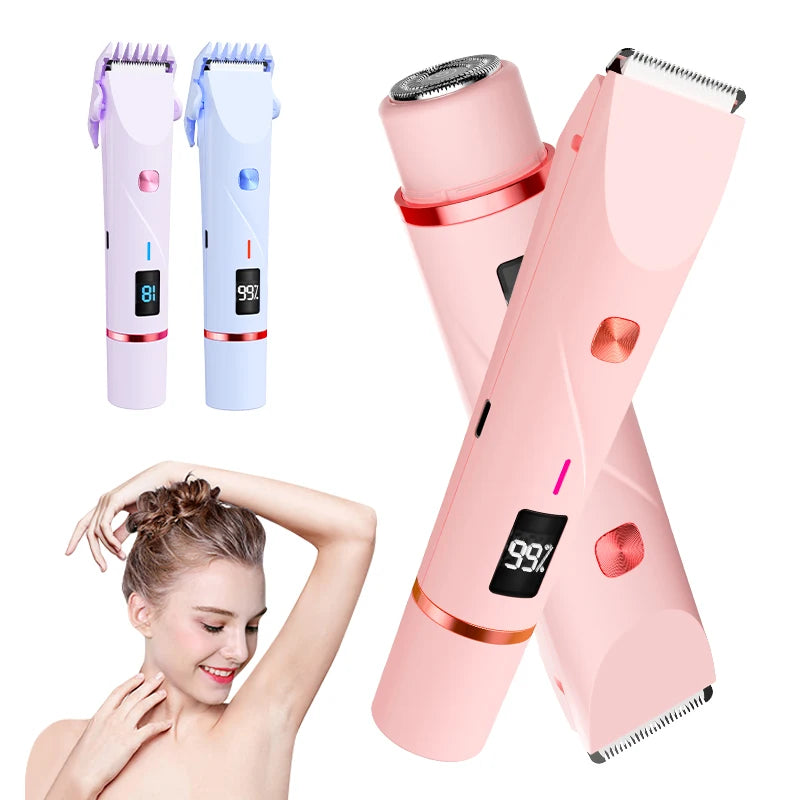USB Rechargeable Mini Hair Remover Electric Razor Shaver Portable Bikini Epilator Facial Hair Removal for Lips Chin Armpit