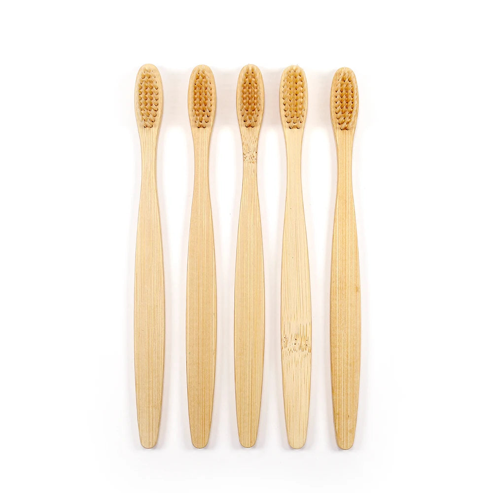For Toothbrush 100% Biodegradable Eco-Friendly Disposable High Quality Charcoal Nylon Bristles Soft/Medium Regular Size