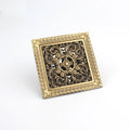 Modern Antique Brass Square Shower Drain Anti-Smell Floor Water Bathroom Strainer Polished Finish for Hotels and Basins