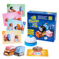 Montessori Educational 3D Mirror Zoo Puzzle Animal Card Shape Logical Blocks Interaction Games Toys for Kids Boys Girls