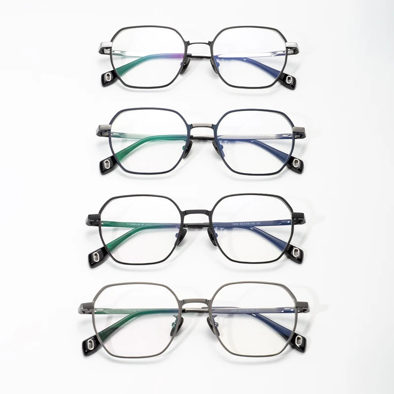 Custom Pure Titanium Ip Eyeglasses Optical Glasses Eyewear for Men