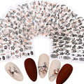 Graffiti Strips 10*8cm Nail Sticker Rose Gold Abstractline Fashion 3D Slider for Manicure Polish Tattoo Nail Art Decorations