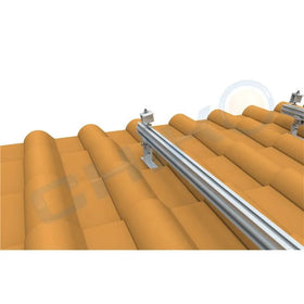 Solar Roof Mount System Bracket Solution Includes Roof Rails and Solar Panel Rack Connector