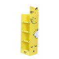 Printed Custom Cardboard Eco-friendly Foldable Floor Display Stand for Garment Advertising with Easy Assembly