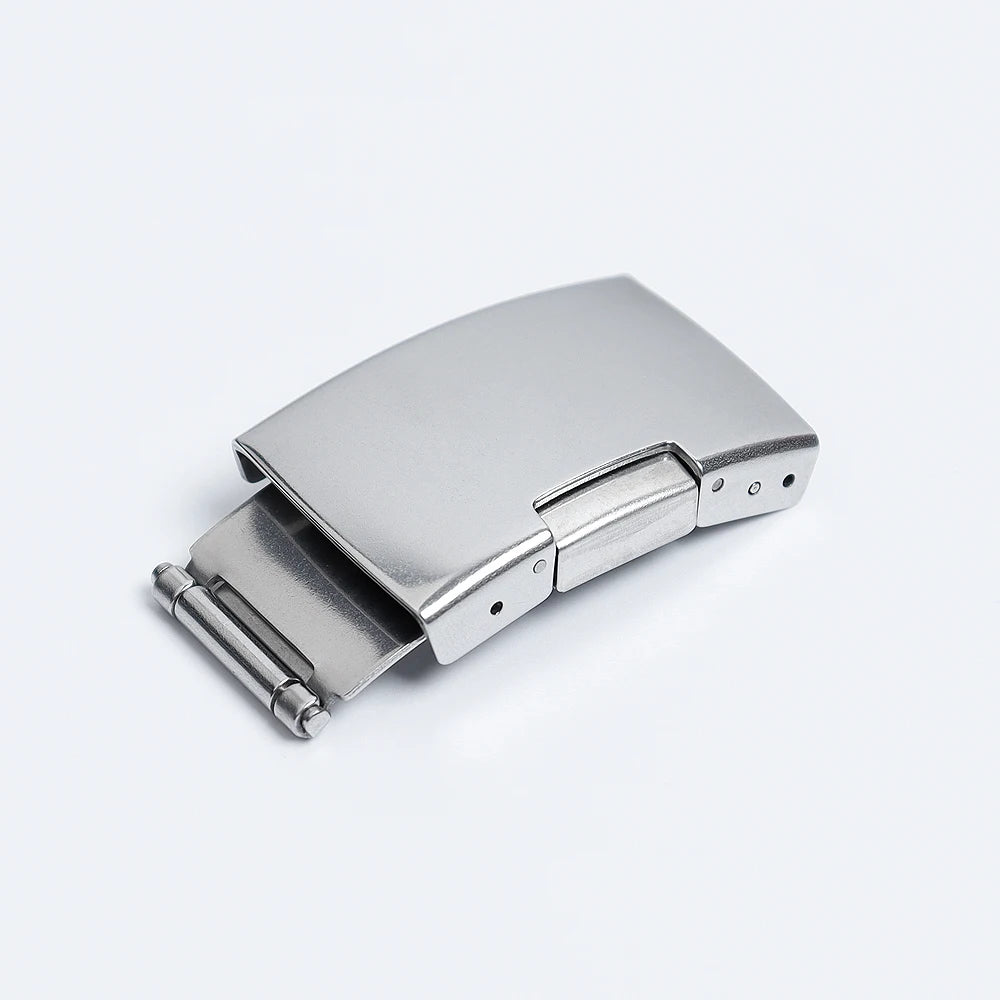 Wholesale Folding Clasp Stainless Steel Watch Buckle 18mm 20mm 22mm Butterfly Watch Clasp