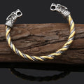 2022 New Norse God Odin Pagan Jewelry Stainless Steel Viking Dragon Bracelet for Men