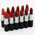 Matte Lipstick Moisturizing Velvet Lipstick Waterproof Long Lasting Custom Logo Lip Stick Black Injection Tube Velvet Lipstick