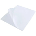Matte White Vinyl Adhesive Inkjet Sticker Sheet Removable Waterproof 8.5x11 Inches Customizable Shape Cosmetic Packaging