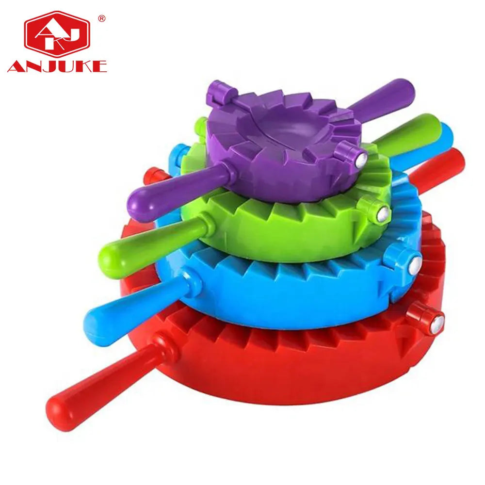 ANJUKE 2022 4-Piece DIY Hand Manual Eco-friendly Non-stick PP Dumpling Maker Mold Set