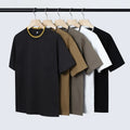 Custom Logo Crew Neck Tee Shirt Blank Ringer T-Shirt Short Sleeve 100% Cotton Contrast Collar Men Ringer T Shirt With Pocket
