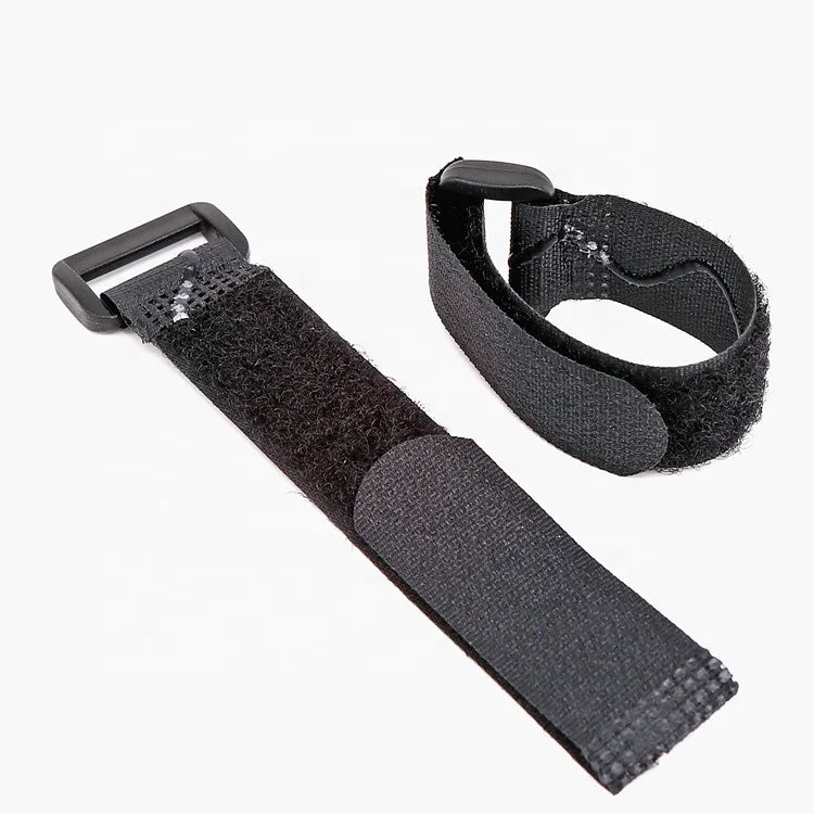 Cable Management Ties Adjustable Book Self-gripping Straps Nylon Double Side sustainable nylon Hook and Loop Tape With Buckle