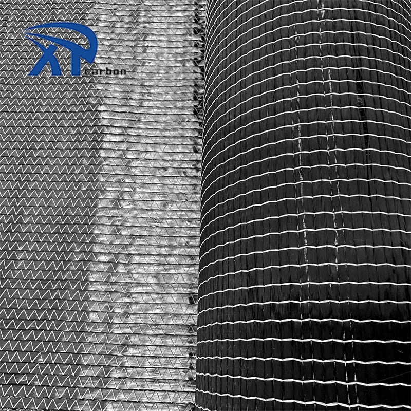 Factory direct sale expandable biaxial 0/90 degree 12k 300gsm carbon fiber fabric cloth roll