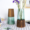 Light Luxury Modern Simple Glass Vase Creative Living Room Flower Decoration