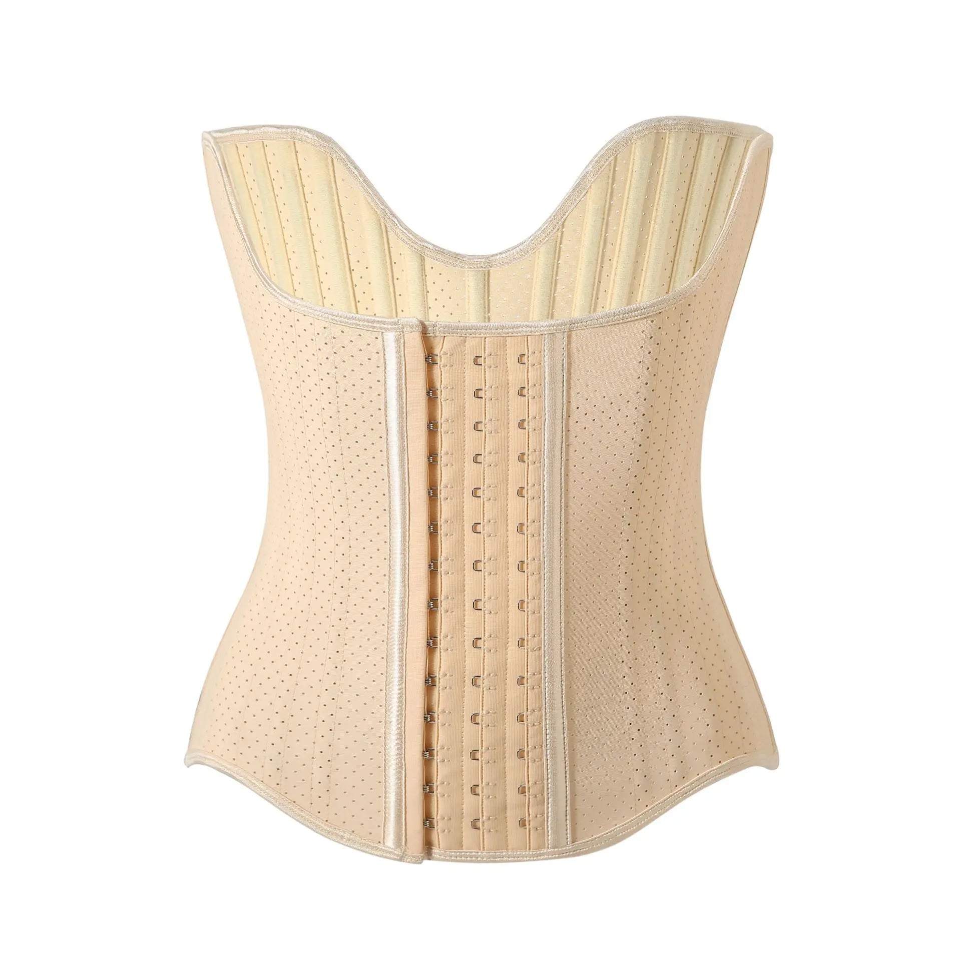 Hot Sell New Hourglass Comfortable Latex Rubber Cincher Breathable Slimming Body Shaper Waist Trainer Corset
