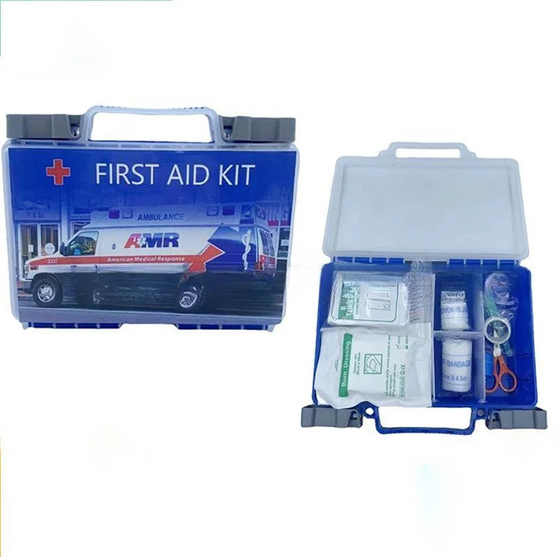 Home Office Camping Workshop Industrial Wall Mount ABS First Aid Kit  Camping Survival Kit