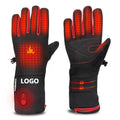 Custom 7.4v Heated Gloves Liners Gants Chauffants Rechargeable Winter Motorcycle Riding Electric Heated Gloves