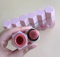 Make Your Own Logo 7 Colors Mineral Moist Hexagonal Vegan Pink Natural Liquid Blush for Fair Waterproof Long-Lasting Sunscreen