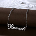 New Trendy Jewelry Chain Personalised Name Initial Letter Tarnish Free Stainless Steel  Necklace